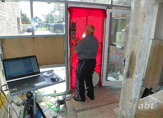  Blower-Door-Test Prüfung Gebäudeluftdichtheit